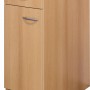 Flex-Well Küchen Unterschrank Nano, 30 cm, Buche Nachbildung mit Schublade und Tür.