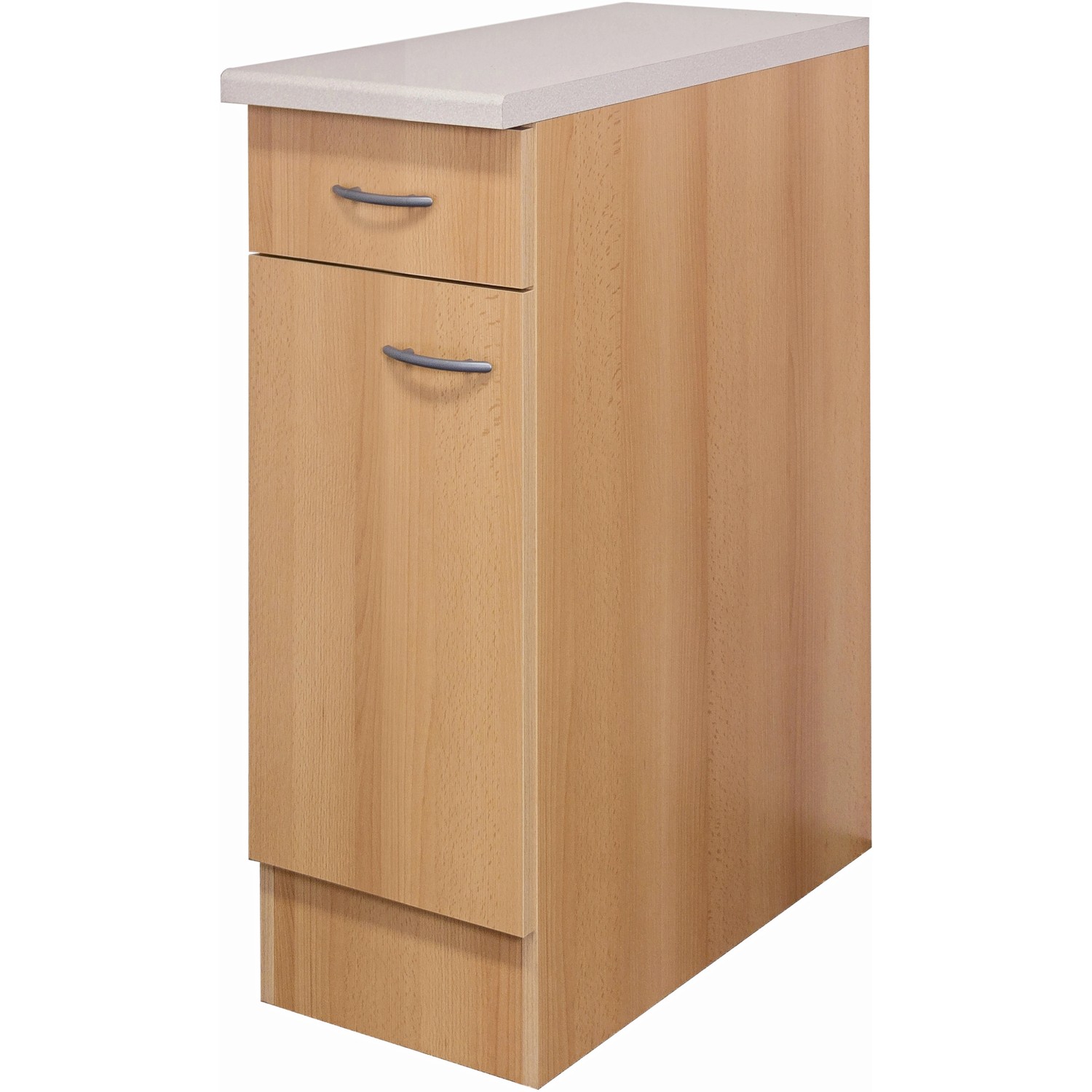 Flex-Well Classic Unterschrank Nano 30 cm Buche Nachbildung