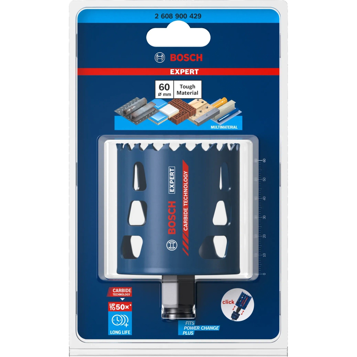 Bosch Expert Lochsäge Tough Material Ø 60 mm x 60 mm