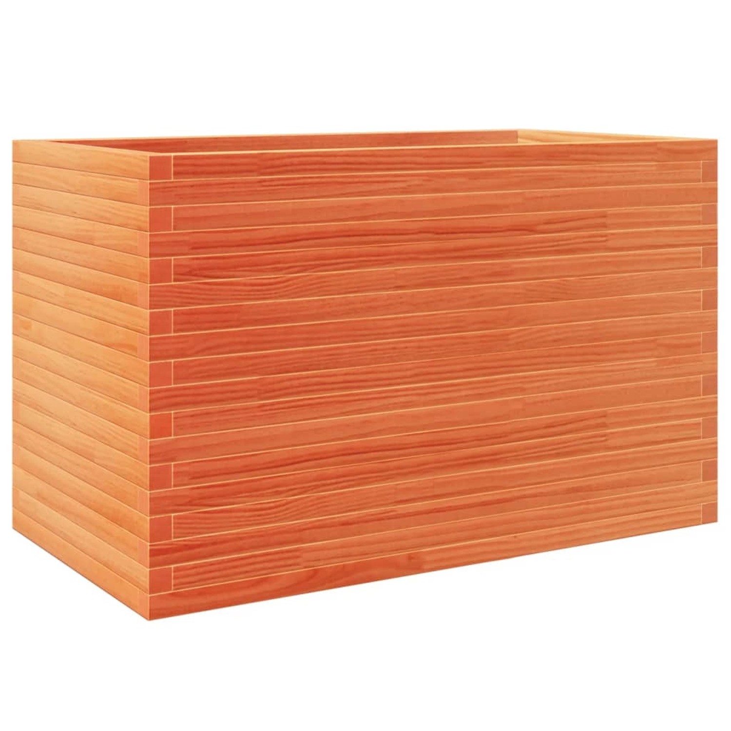 vidaXL Pflanzkübel Wachsbraun 110x60x68,5 cm Massivholz Kiefer 3282506 günstig online kaufen