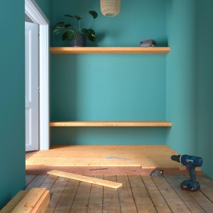 CREATE! by OBI Wandfarbe Lieblingsfarbe Benno Lagunentürkis Matt 2,5 l