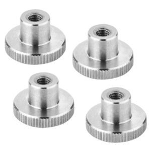 SOTECH 4er Set Rändelmutter M5 Edelstahl V2A SS304 Hohe Form DIN 466 Griffmutter