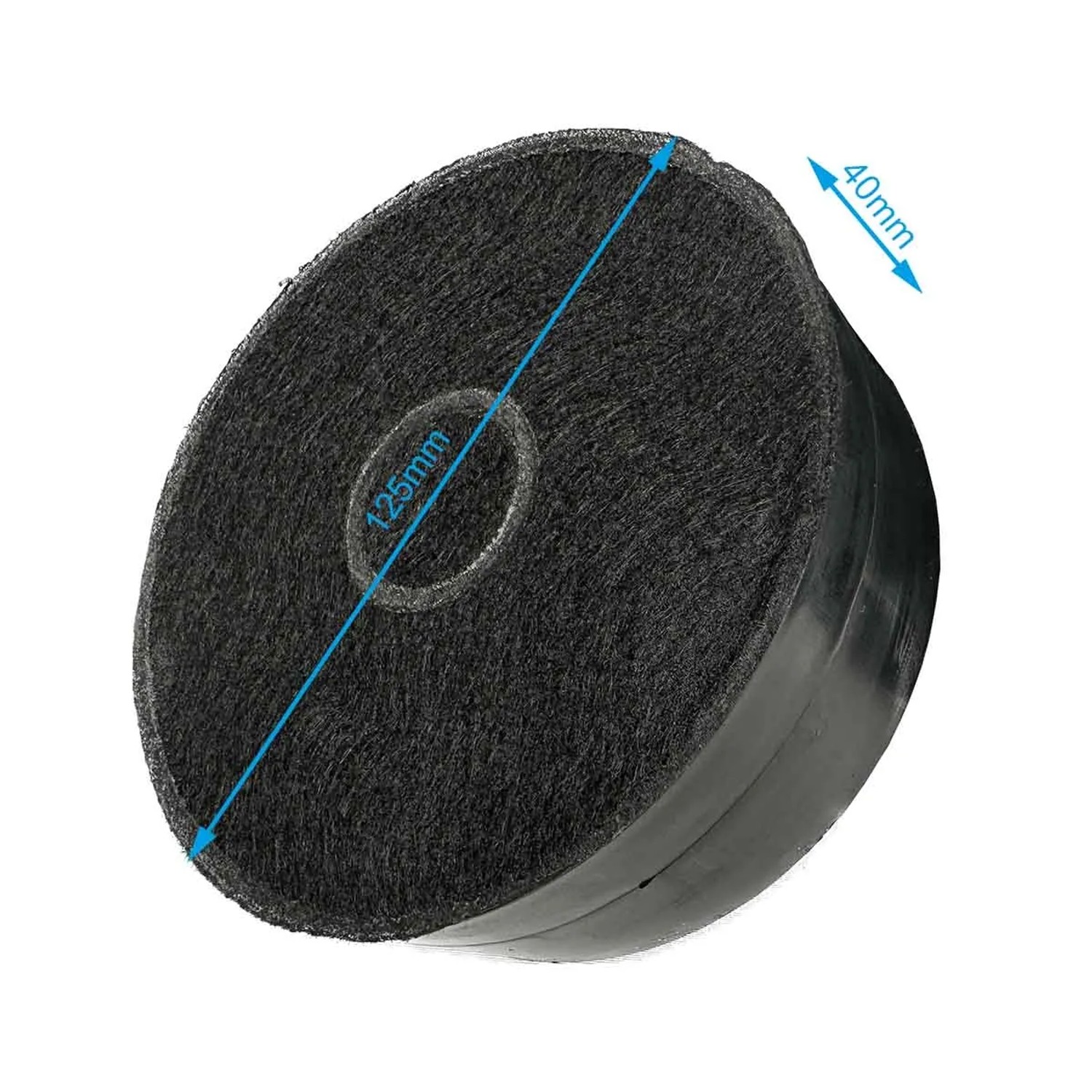 AIR2GO Aktivkohlefilter für Atag Dunstabzugshauben, 2er-Set, Ø 125mm.