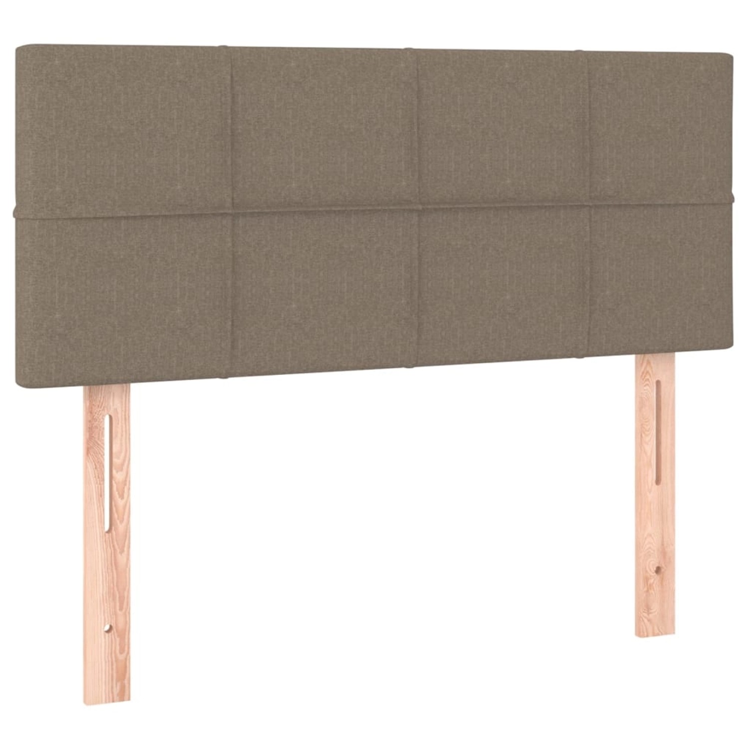 vidaXL LED Kopfteil Taupe 80x5x78/88 cm Stoff 3121590