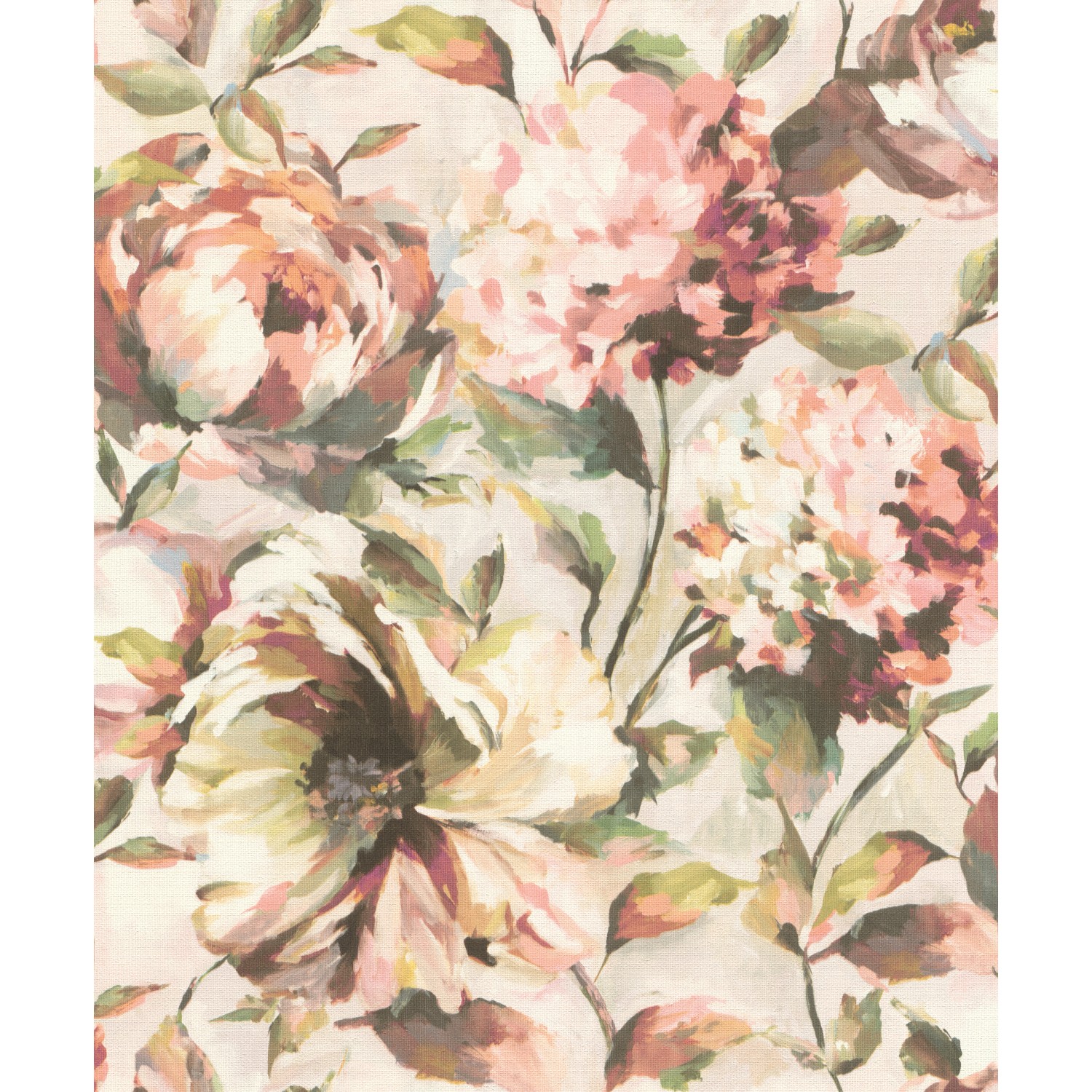 Rasch Vliestapete Florentine III 485158 Blumen Puderrosa 10,05x0,53m