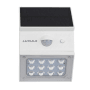 LUXULA Solar Wandleuchte 300lm 3000- 6000K Warm- Kaltweiß Bewegungsmelder PIR Sensor Drehbare Hauswandleuchte Weiß_12