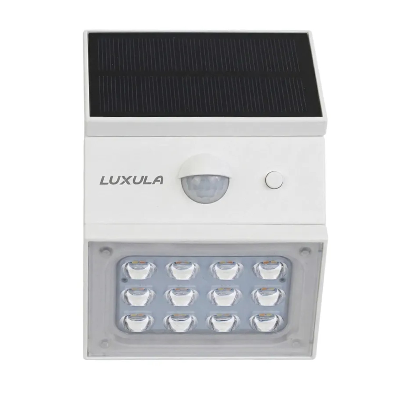 LUXULA Solar Wandleuchte 300lm 3000- 6000K Warm- Kaltweiß Bewegungsmelder PIR Sensor Drehbare Hauswandleuchte Weiß_12