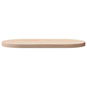 vidaXL Tischplatte 80x40x2,5 cm Massivholz Kiefer Oval 824350