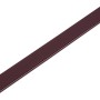 Selbstklebende, beschichtete Aluminium Flachstange in Dark Berry, 14,5x1,5x2000mm.