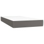 Graue 90x200 cm Matratze für Boxspringbett. Komfortable Schlafunterlage.