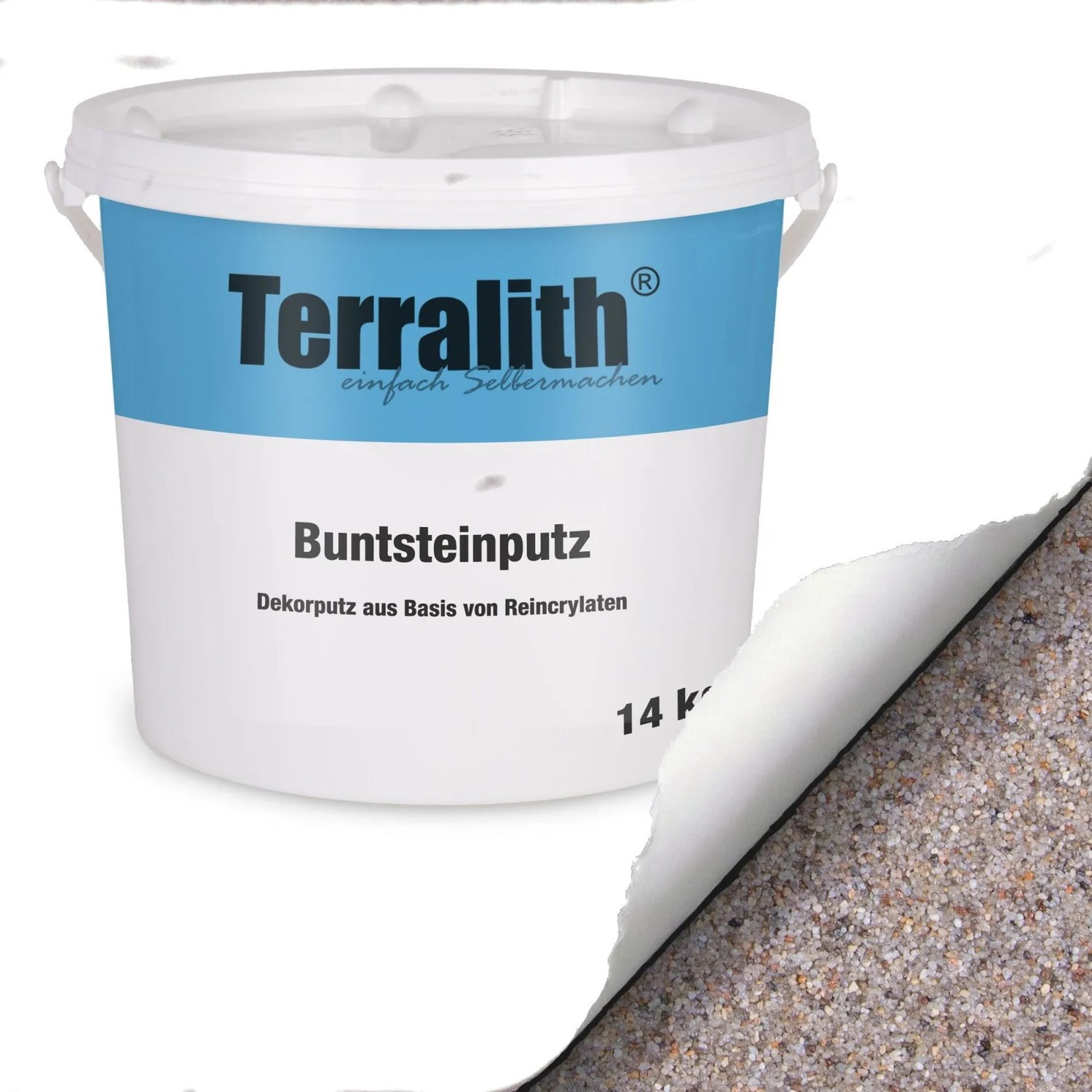Terralith Buntsteinputz Mosaikputz 1mm 14 kg BSP1024 Beige
