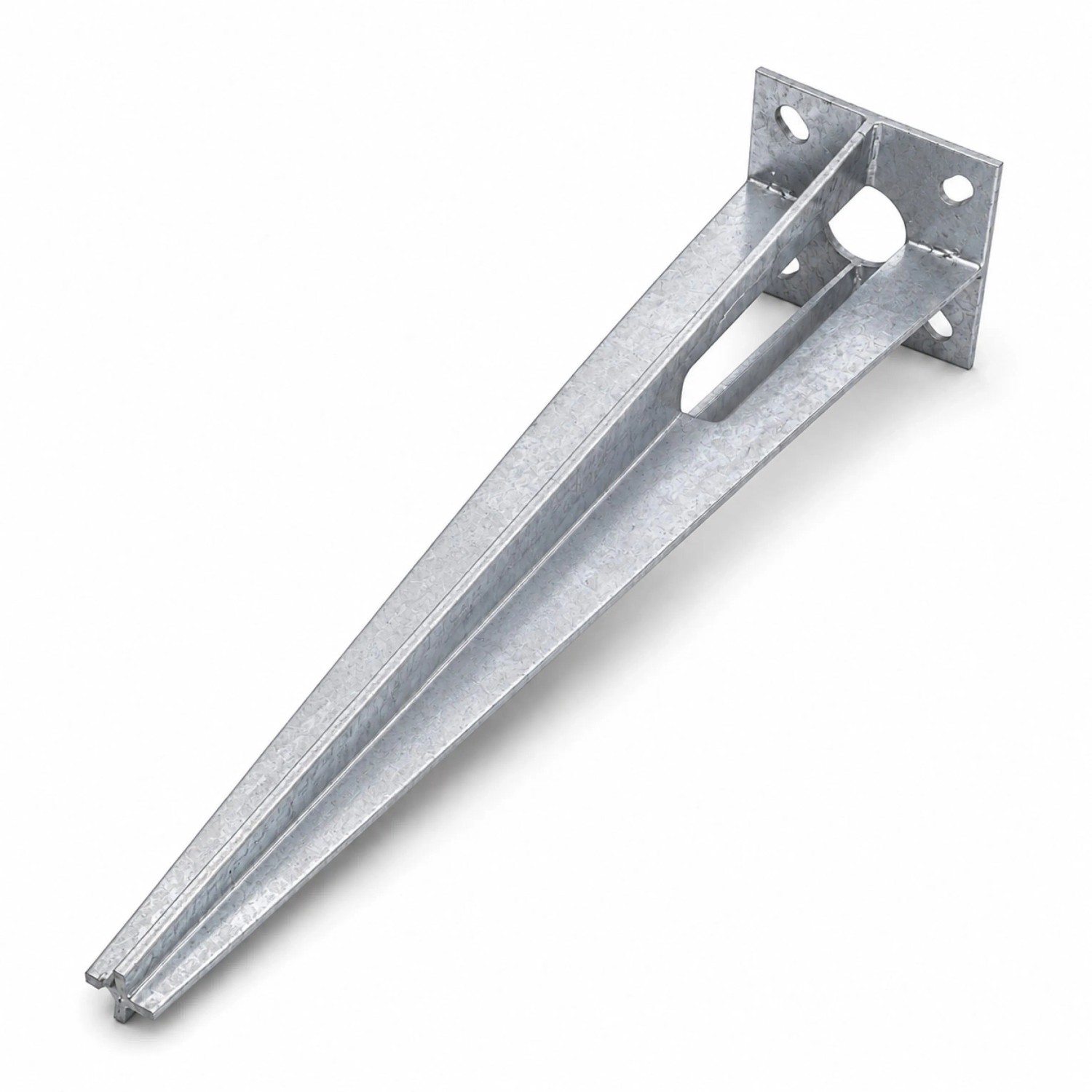 TRUTZHOLM Bodenhülse Durchmesser 34mm Bodeneinschlaghülse 50cm Länge Verzinkt 100x100mm