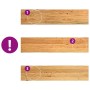 vidaXL Fensterbänke 2 Stk Hellbraun 90x20x2 cm Massivholz Eiche 4009135_7