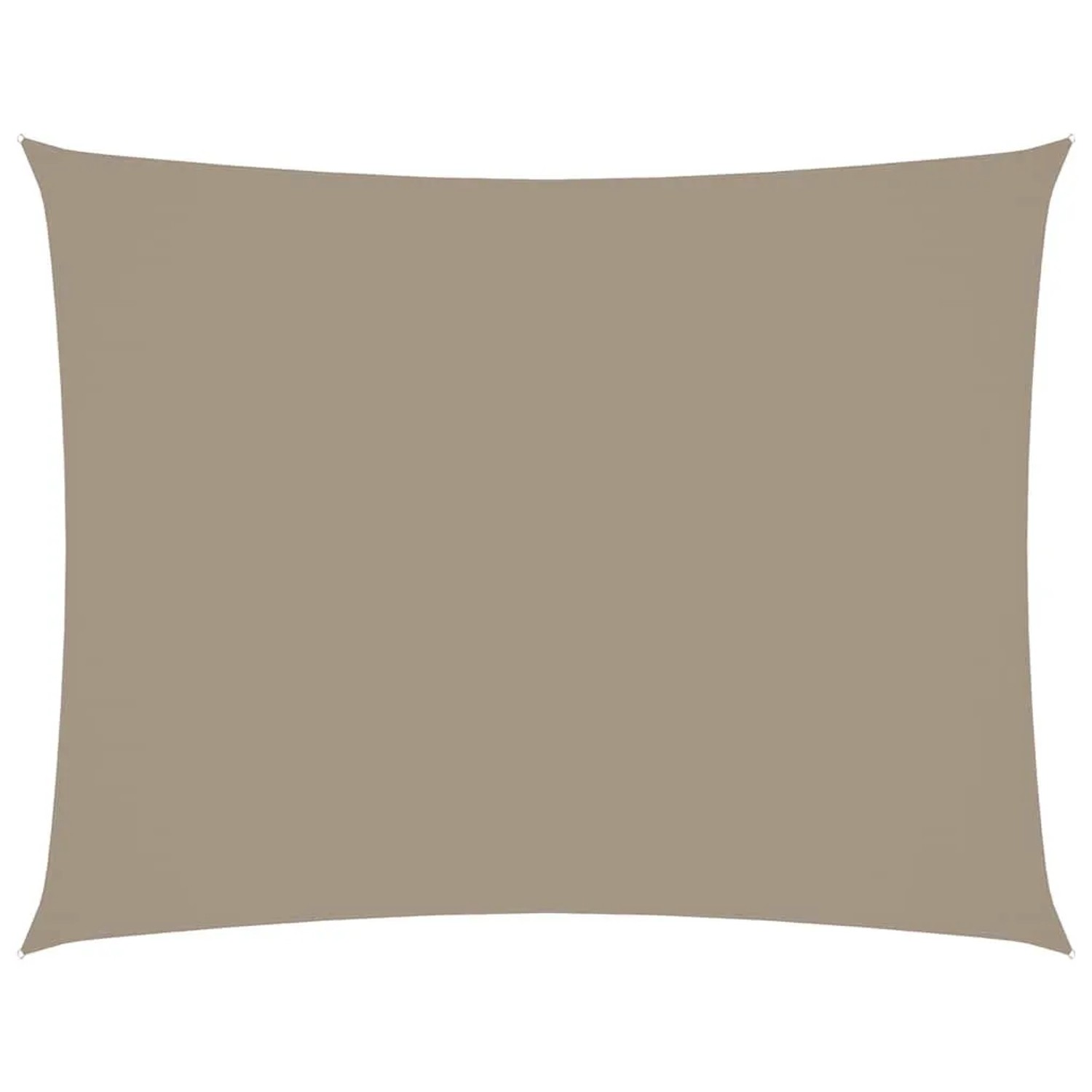 Furnicato Sonnensegel Oxford-gewebe Rechteckig 3x6 M Taupe