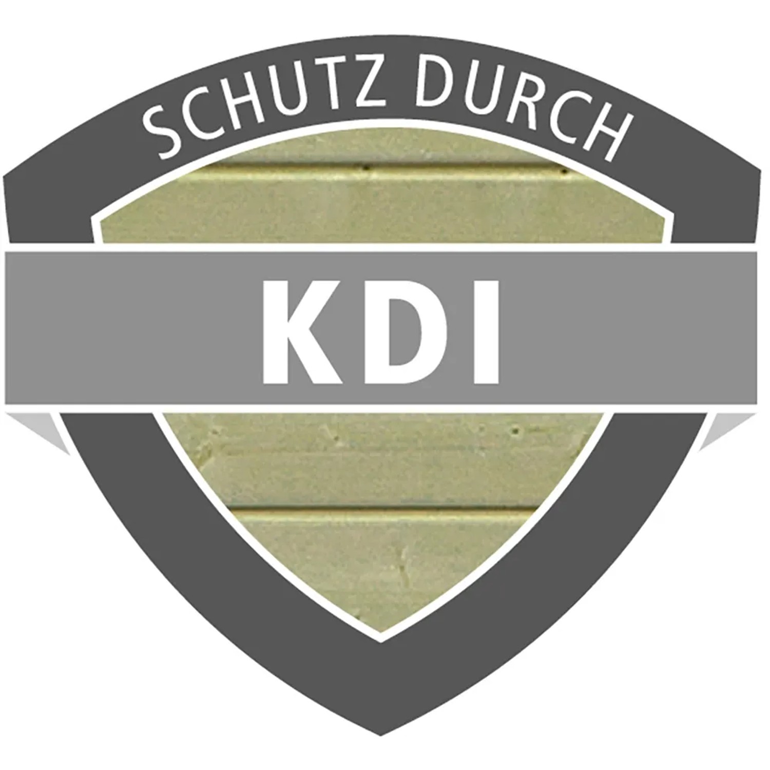 Symbol für KDI-Holzschutz (Kesseldruckimprägnierung) für Karibu Pool.