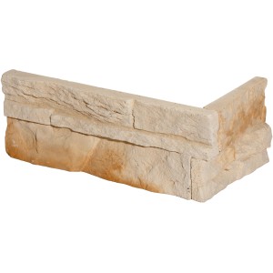 Stegu Verblender Ecke Nepal Braun, Beton-Verblender für Innen & Außen.