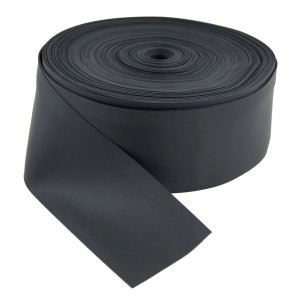 Schwarzes Dalsys Fugenband aus Weich-PVC, gerollt, 60mm breit, für Bauabdichtungen und Feuchtigkeitsschutz.