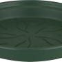Laubgrüner Elho Untersetzer Green Basics, Ø 22 cm, aus recyceltem Kunststoff für den Außenbereich.