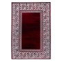 Ayyildiz Kurzflorteppich Parma 9340, rot, 120x170 cm mit weißem Muster.