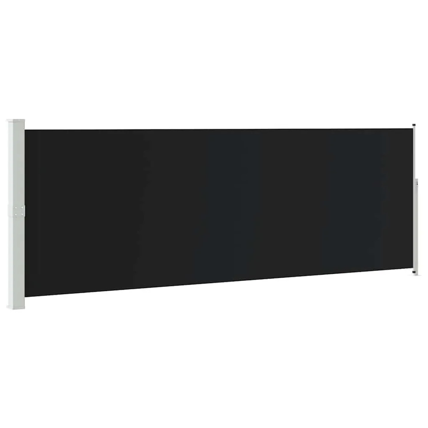 vidaXL Ausziehbare Seitenmarkise 160x500 cm Schwarz 45460