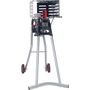 Al-Ko Elektroholzspalter LSH 520/5, liegend, mit Rädern und Schutzvorrichtung.