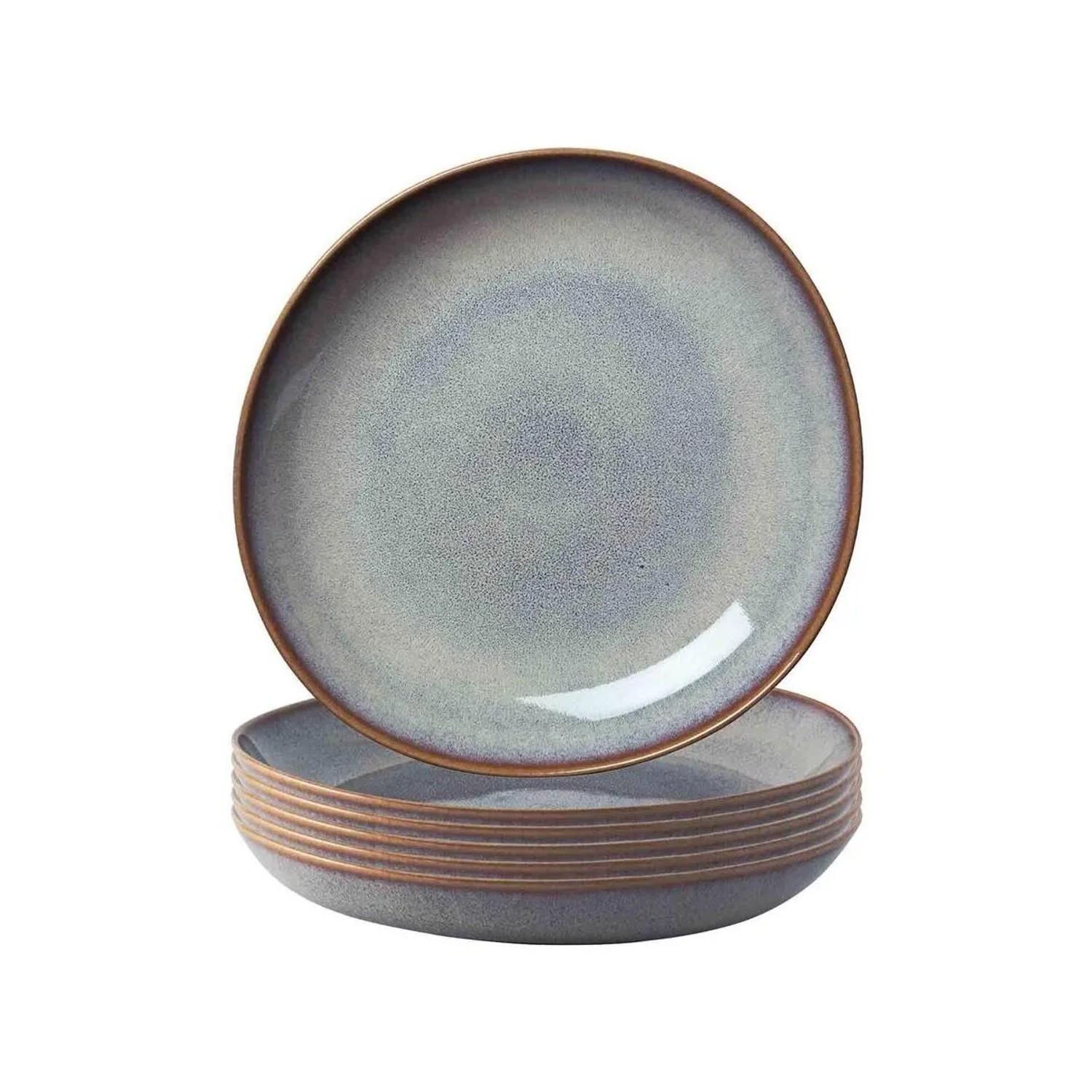 like. by Villeroy & Boch Lave Schalen Flach 27 cm 6er Set Beige