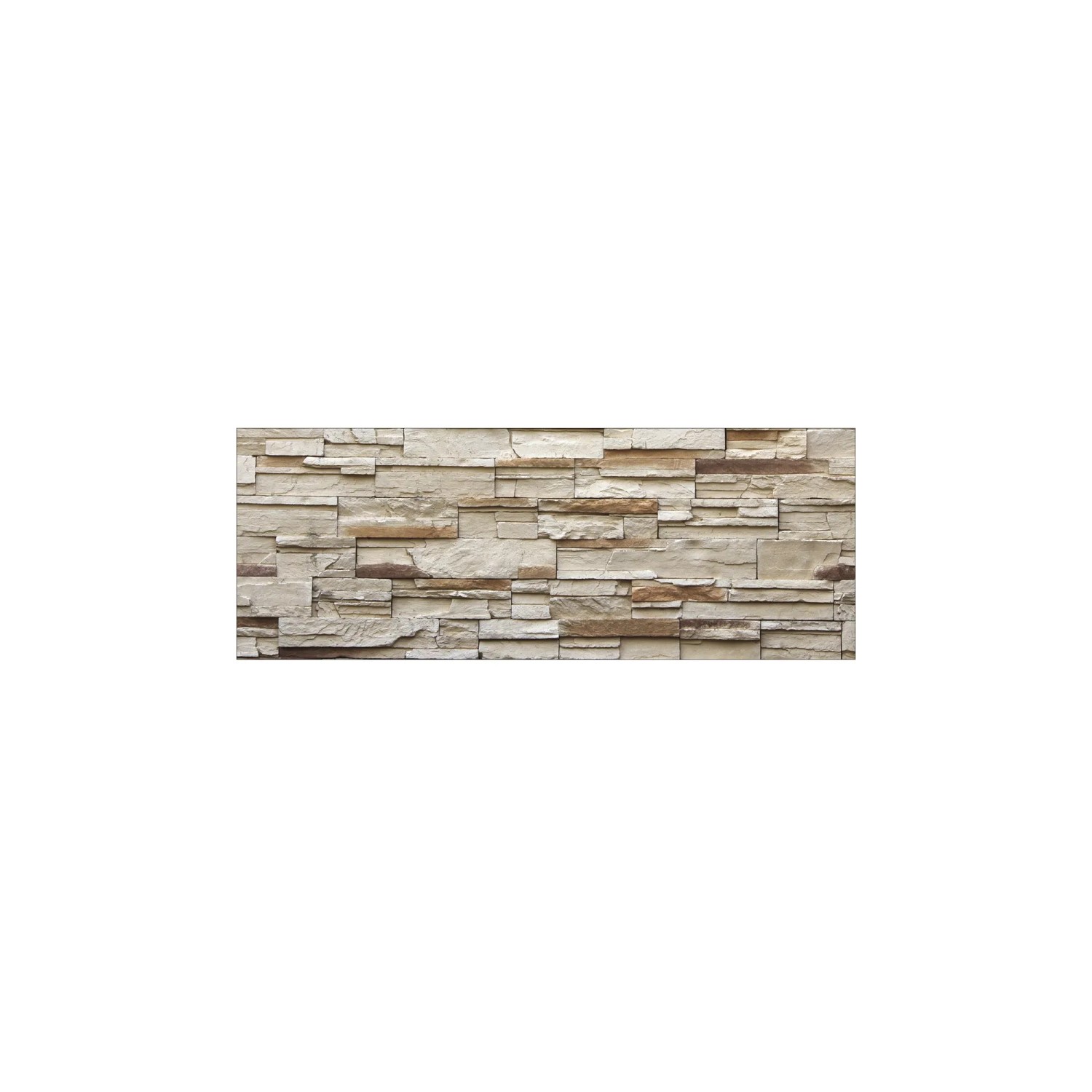 MySpotti Küchenrückwand Profix Cucina Rustical Bricks 160 x 60 cm Stein Hell