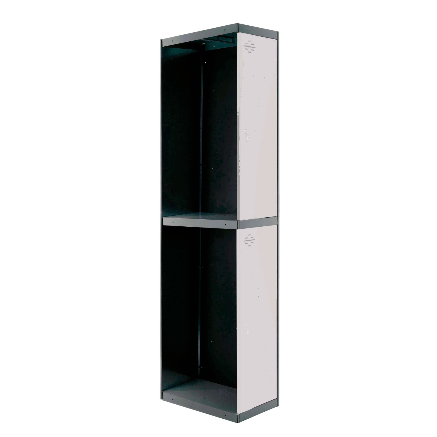 PROREGAL Spind AMEGO HxBxT 180 x 40 x 50 cm 2 Abteile Anbaumodul Anthrazit- günstig online kaufen