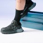 New Balance Cremorne BOA S3 Sicherheitsschuh in Schwarz-Grau, Größe 42.