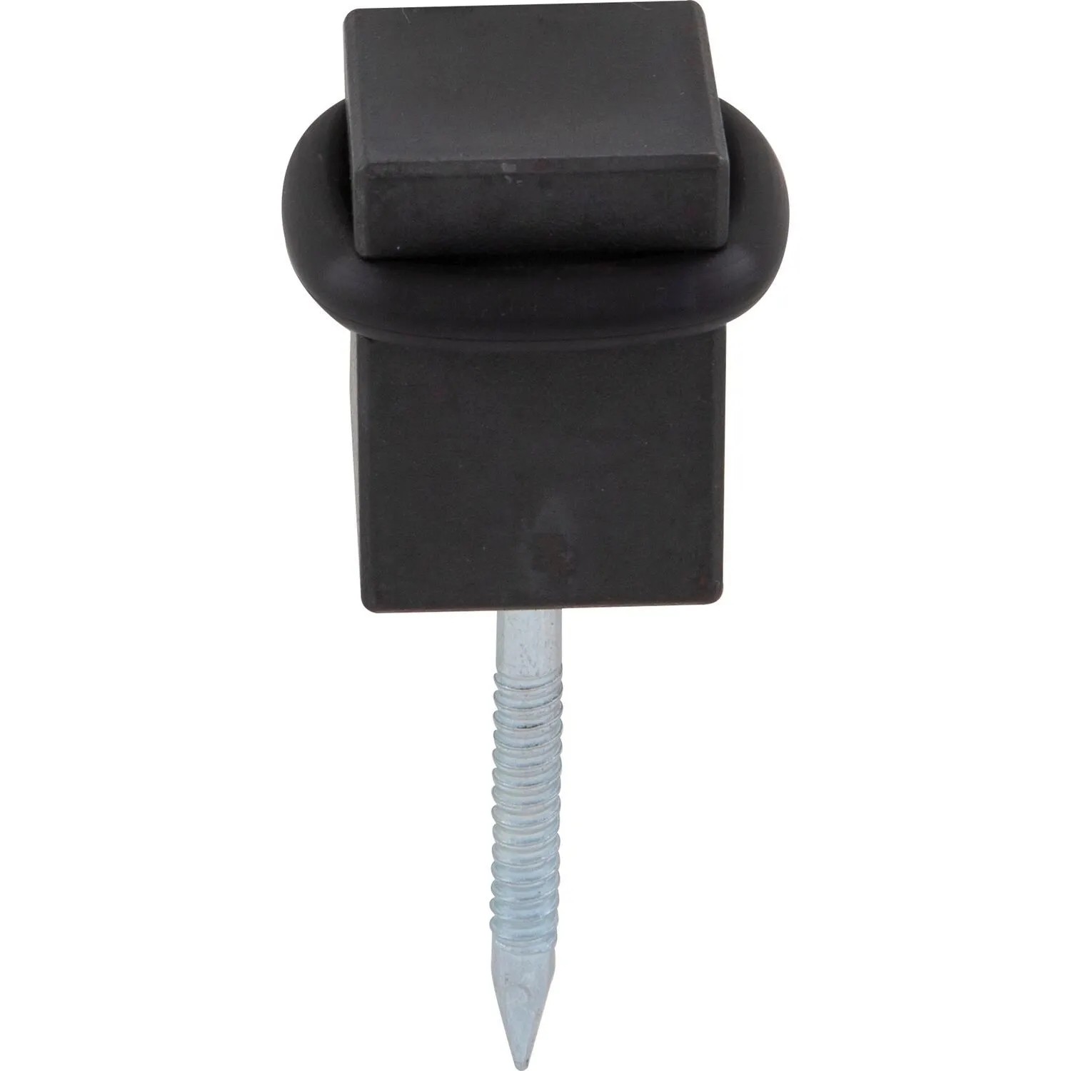 Halcö Bodentürpuffer 25x25 mm Stahl Verzinkt Schwarz Passiviert