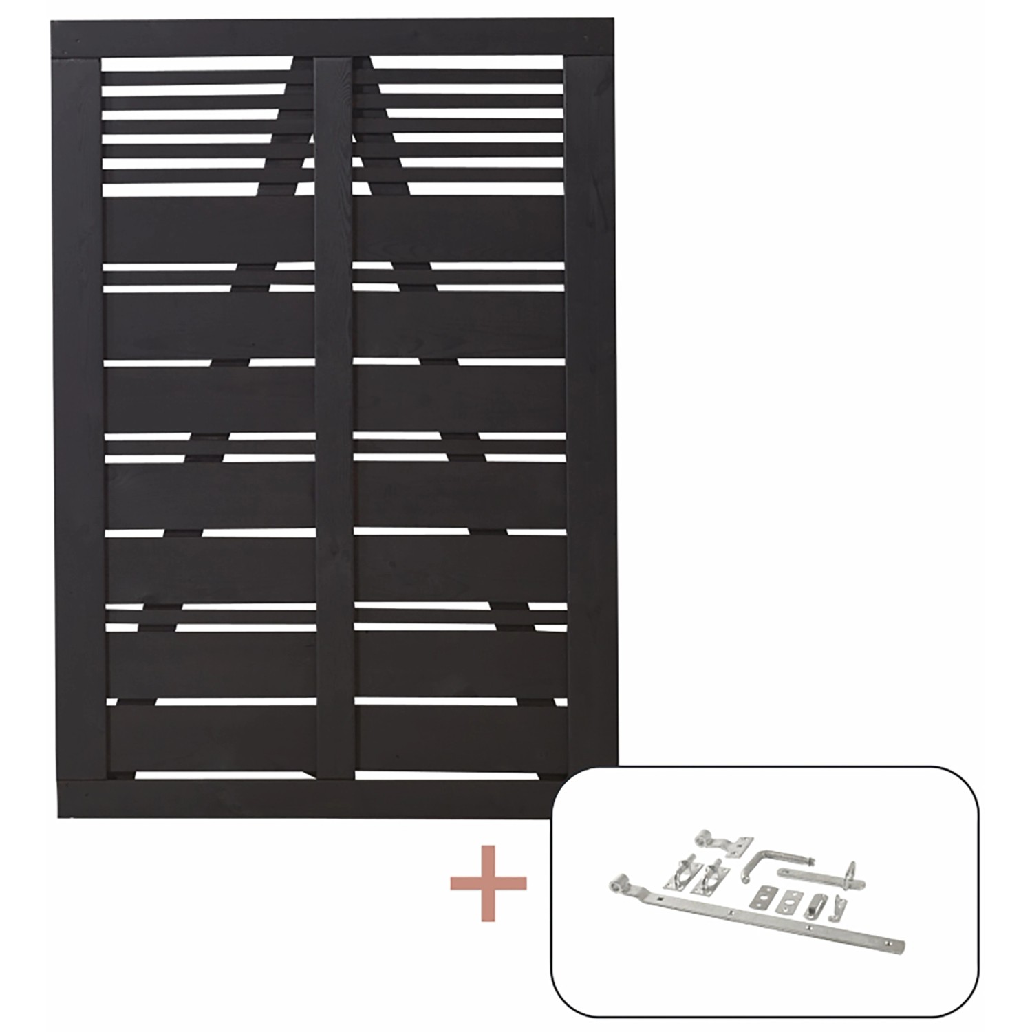 Einzeltort Silence Nadelholz Schwarz 100 cm x 140 cm günstig online kaufen