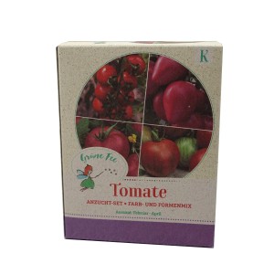 Grüne Fee Tomaten-Anzucht-Set: Vielfalt an Farben und Formen für den eigenen Gemüseanbau.