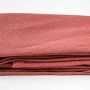Terracottafarbenes Floracord Vierecksonnensegel aus HDPE, 250x300 cm, gefaltet.