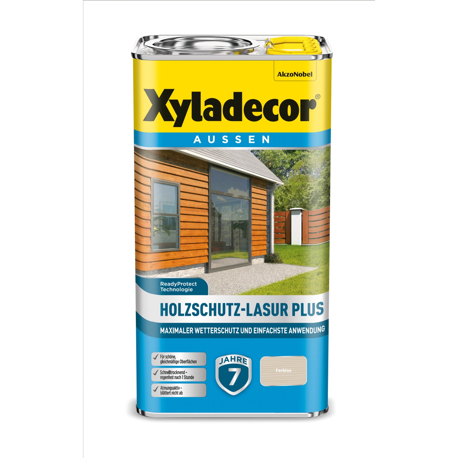 Xyladecor Holzschutz-Lasur Plus Farblos 4 l