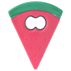 Flaschenöffner in Form einer Wassermelone, Edelstahl mit TPE-Griff, Dekorative Figur.