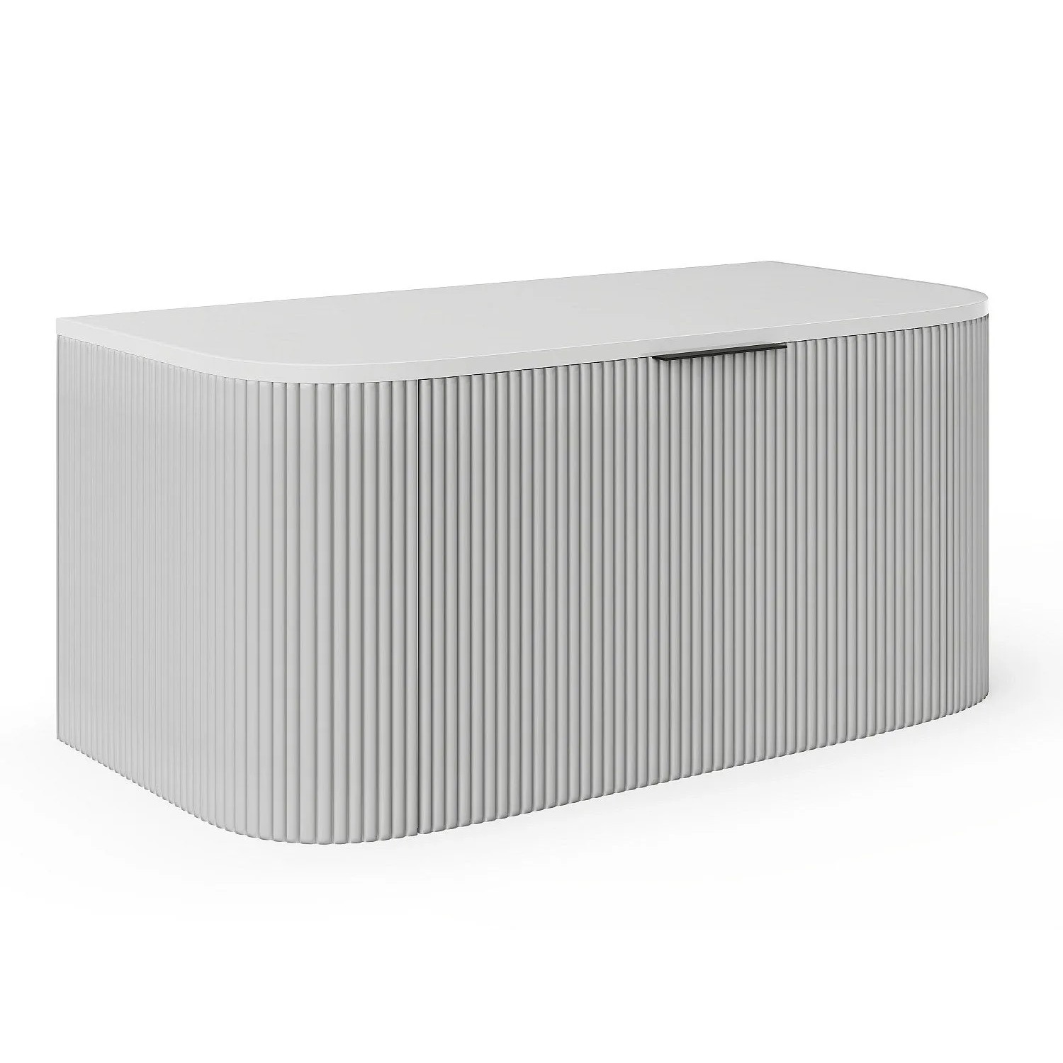 Vente-unique Waschbeckenunterschrank Lomeri Weiß 99 cm