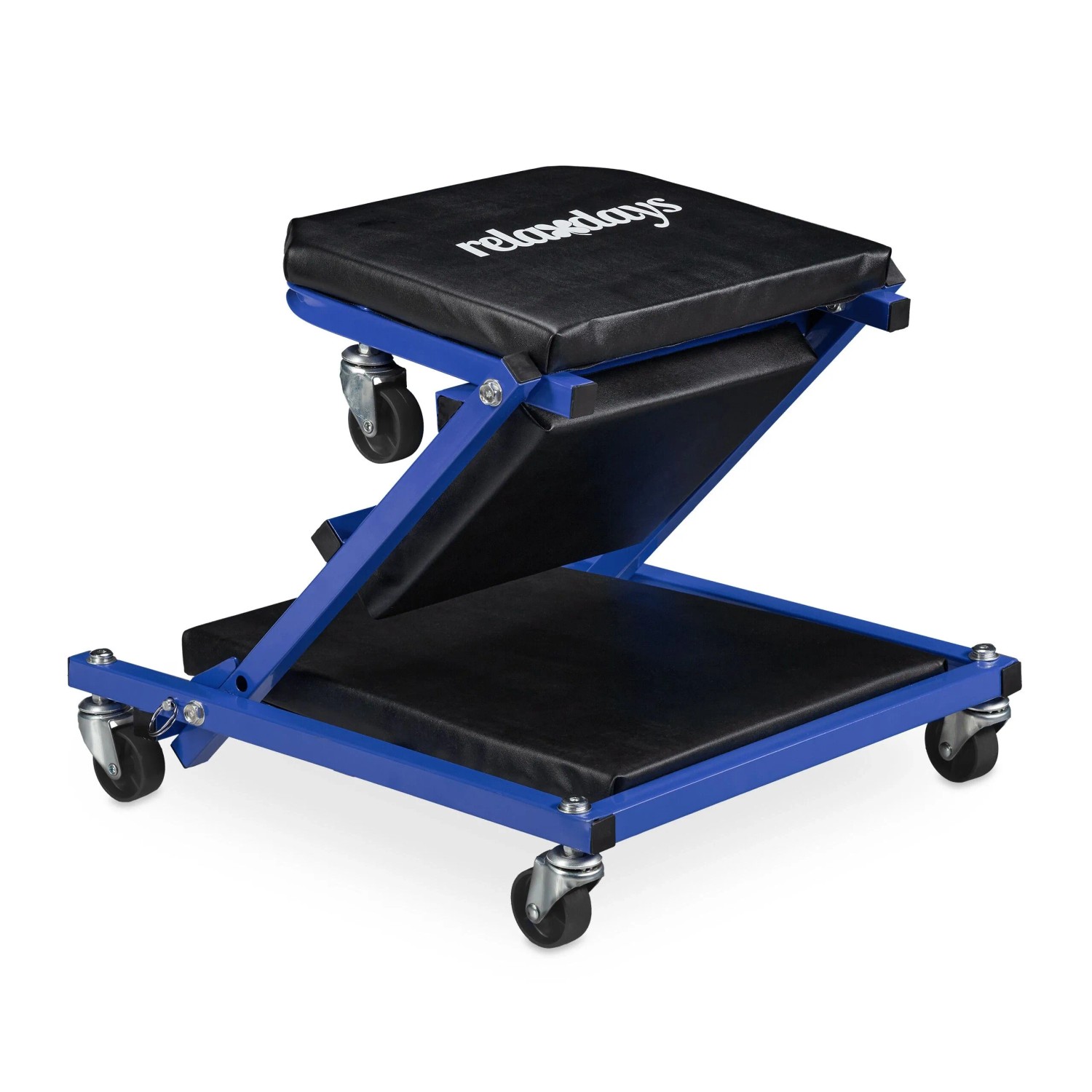 Relaxdays Montagerollbrett Stahl Schwarz Blau 2 In 1 Drehbar Belastbar 91 Cm X 41 Cm X 12 Cm 5, 4 Kg