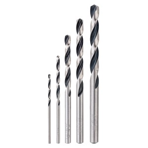 5-teiliges Set Bosch HSS-Spiralbohrer PointTeQ, Durchmesser 2-6 mm für Metall.