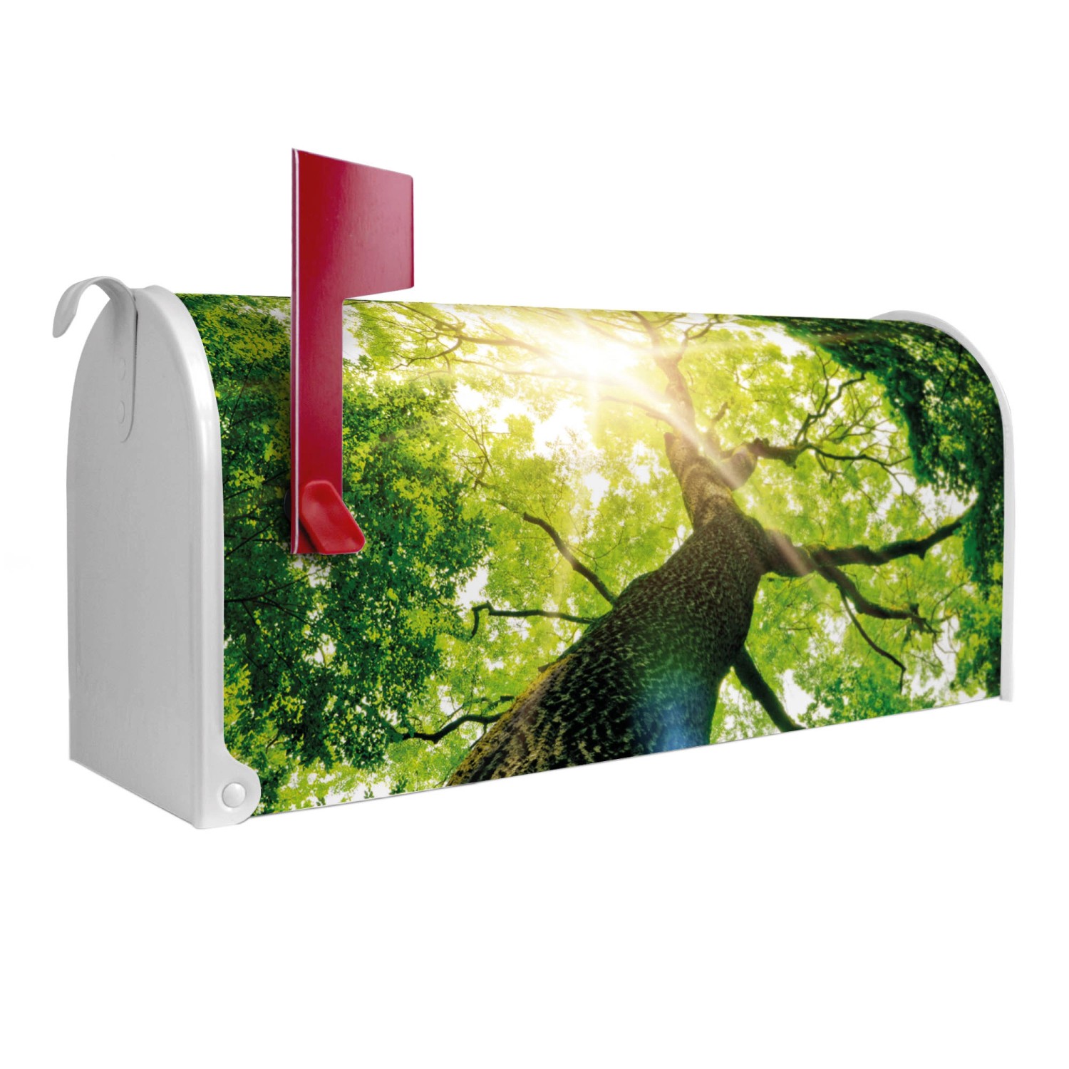 Banjado Amerikanischer Briefkasten Weiß 48x22x16cm US Mailbox Letterbox Pos günstig online kaufen