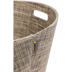 Detailaufnahme: Aduro Holzkorb Proline Khaki Melange aus PET, Ø 45 cm, Zubehör für Kamine & Öfen.