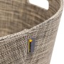 Detailaufnahme: Aduro Holzkorb Proline Khaki Melange aus PET, Ø 45 cm, Zubehör für Kamine & Öfen.
