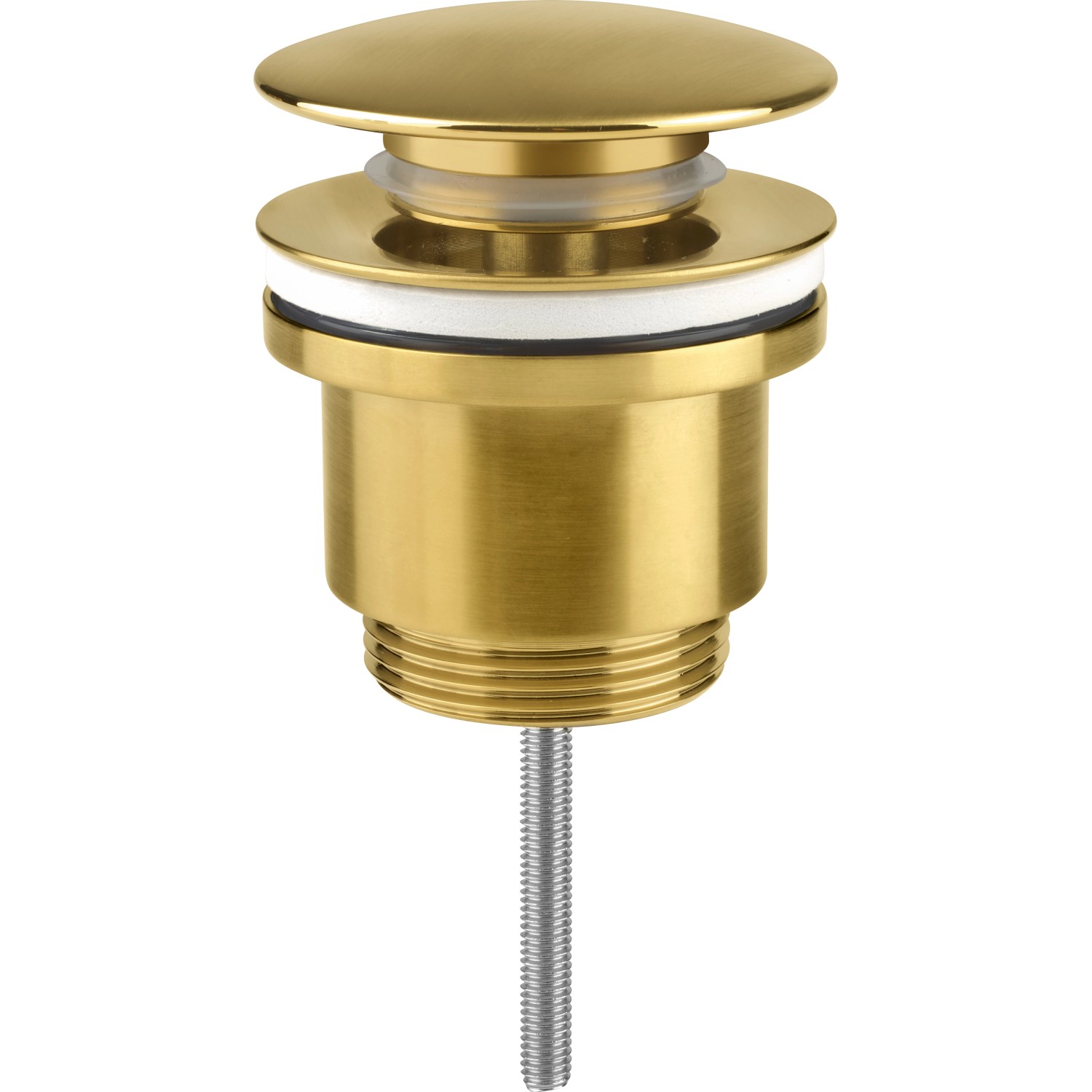 baliv Push-Ventil PV-3460, gold matt, für Waschtisch-Auslaufventile.