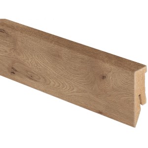 Sockelleiste Eiche Cordoba Noble/Fresco, 50x18x2600 mm, MDF-Abschluss für Boden, Holzoptik.