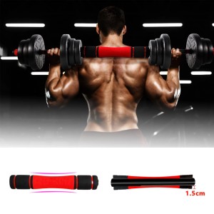 CCLIFE Hantelset mit Verbindungsstück zur Langhantel, ideal für Sport & Fitness.