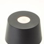 Schwarze Akku-Tischleuchte Jona, 25 cm, für Innen & Außen. Dekoleuchte mit Touchdimmer.