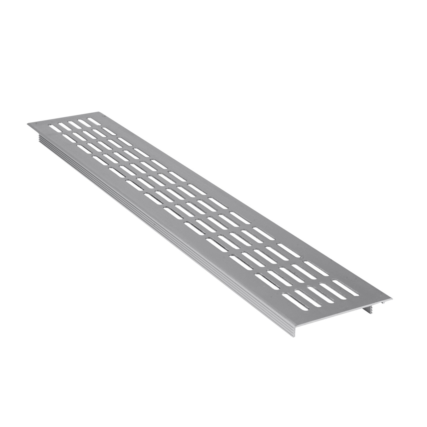 Leichtmetallgitter Alu 480 mm x 80 mm Silber günstig online kaufen