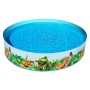 Bestway Swimmingpool Dinosaur Fill'n Fun, runder Pool mit Dino-Motiv, gefüllt mit Wasser.
