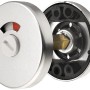 AnsaPro Isar Rosettengarnitur aus Aluminium Natur für Zimmertüren.