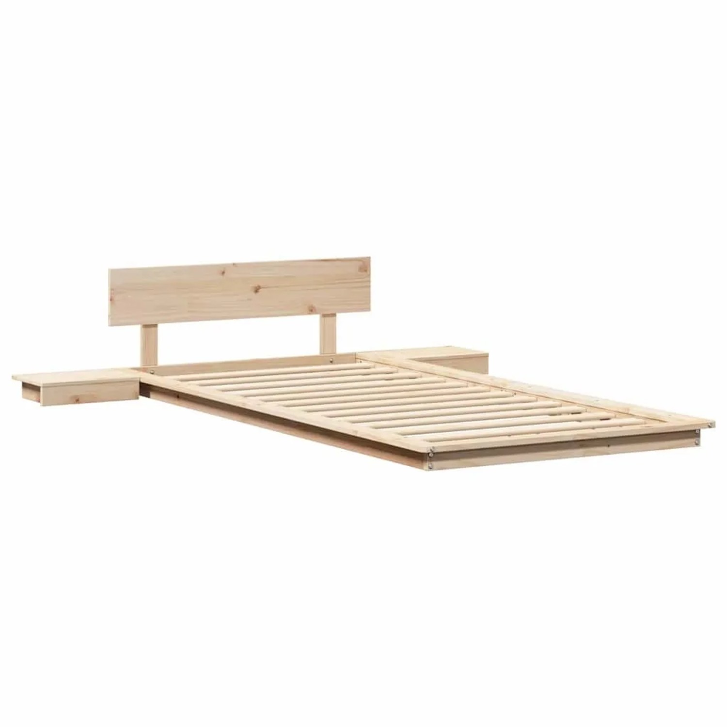 vidaXL Bettgestell Braun 100 x 200 cm Holz 872413 günstig online kaufen