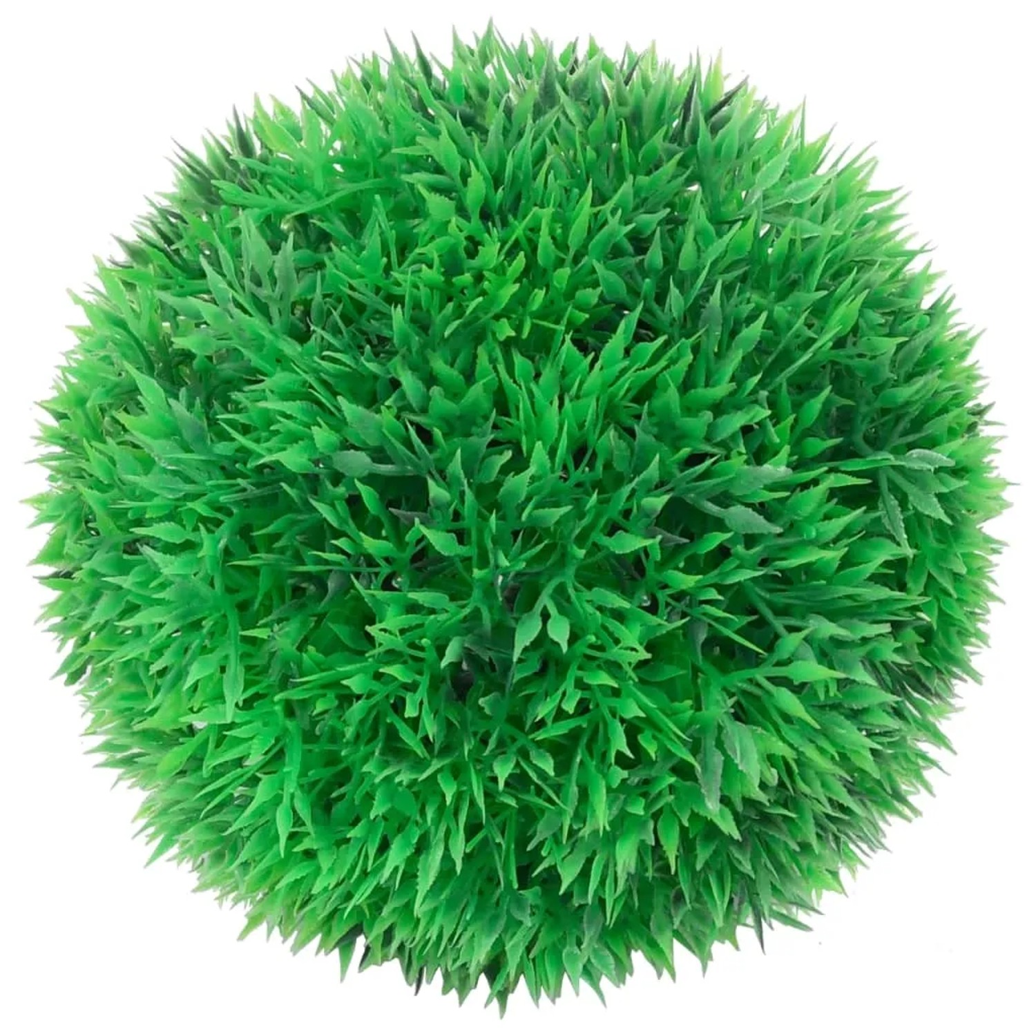 Künstliche Buchsbaumkugel, 12 cm, 4er-Set, grüne Kunstpflanze für Innen- und Außenbereich.